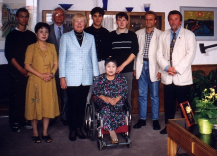 Abschluphoto im Amtszimmer der Stadtprsidentin